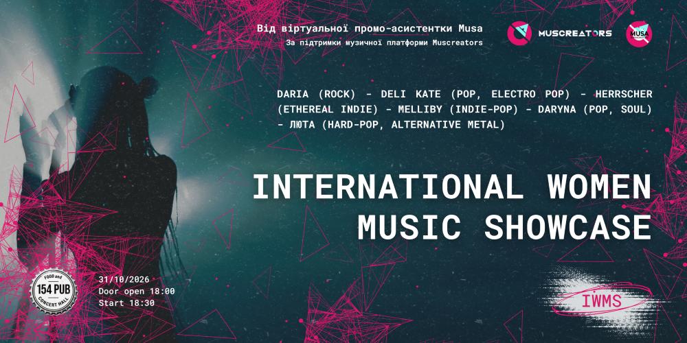 у Києві відбудеться International Women’s Music Showcase